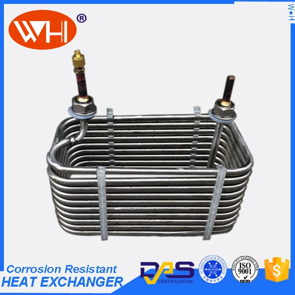 best selling stainless steel tubing coil heat exchanger for xcmg spares parts