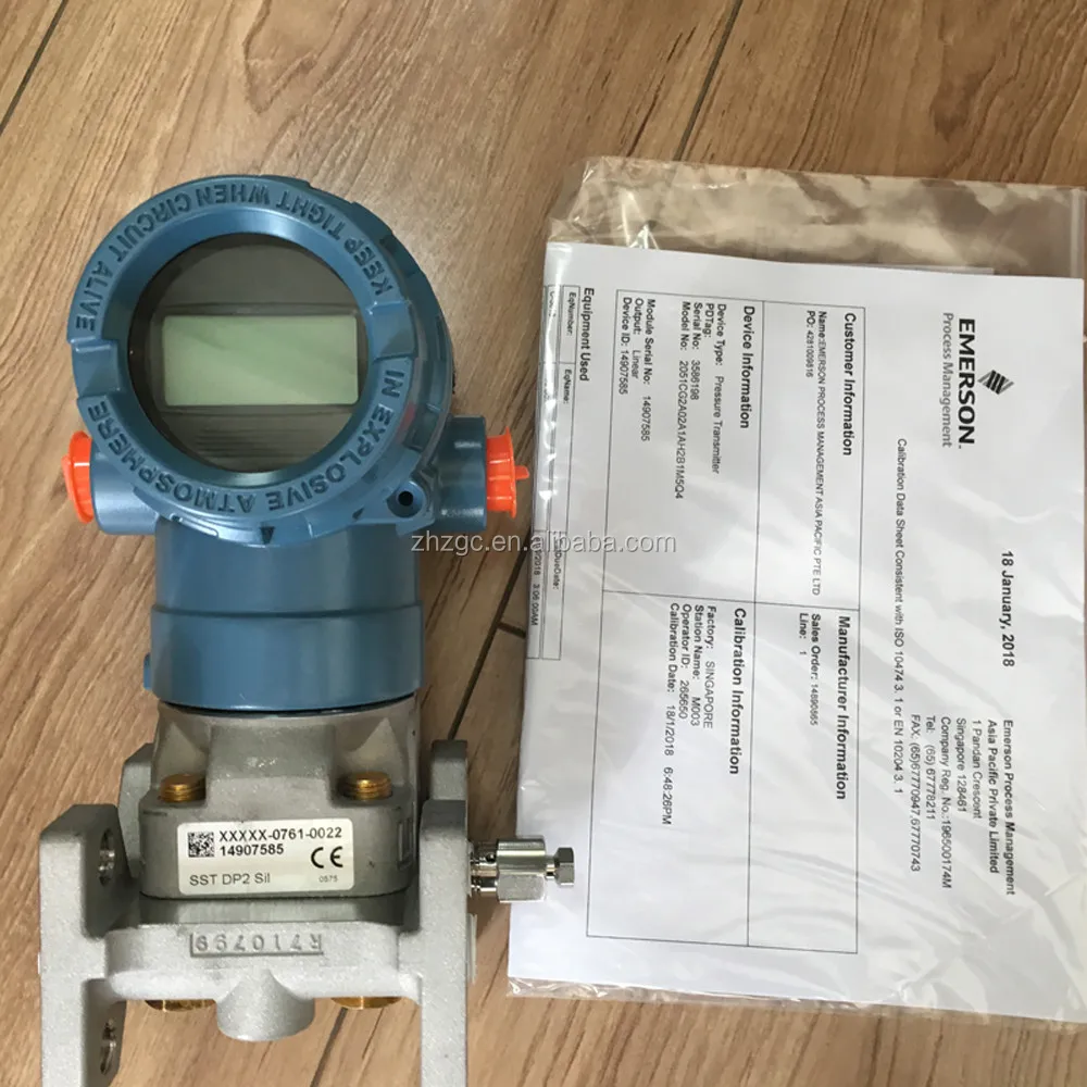 Emerson 2051 Pressure Transmitter Output 4 To 20ma From China Supplier Buy Emerson 2051