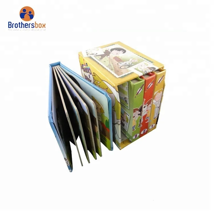 Custom Print Children Coloring Story Books Paper Cardboard Child Board