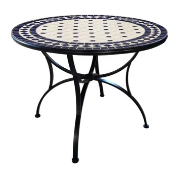 Classical Design Medieval Court Style Round Table With Creamic