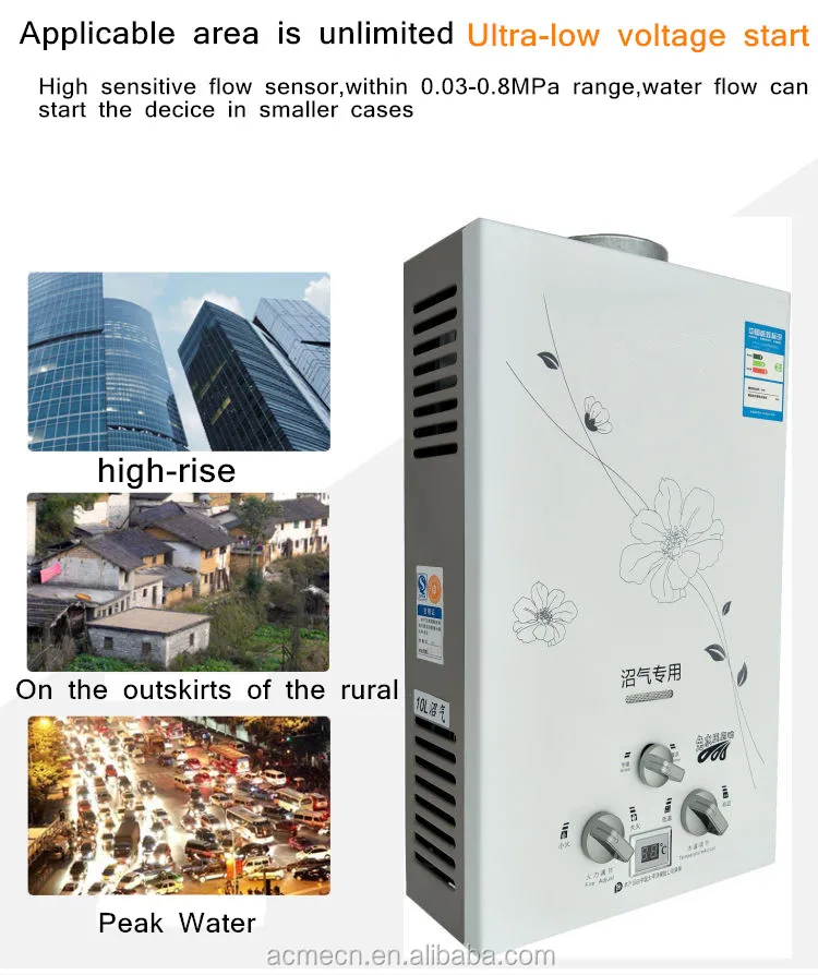biogas water heater 2