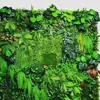 Indoor Artificial Green Wall Fabric Plastic Artifical Plants Wall For Decoration