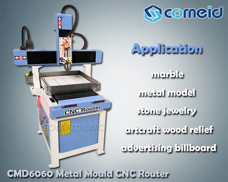 Cast Iron 6060 Small Engraving Machine Cnc Router For Metal Steel