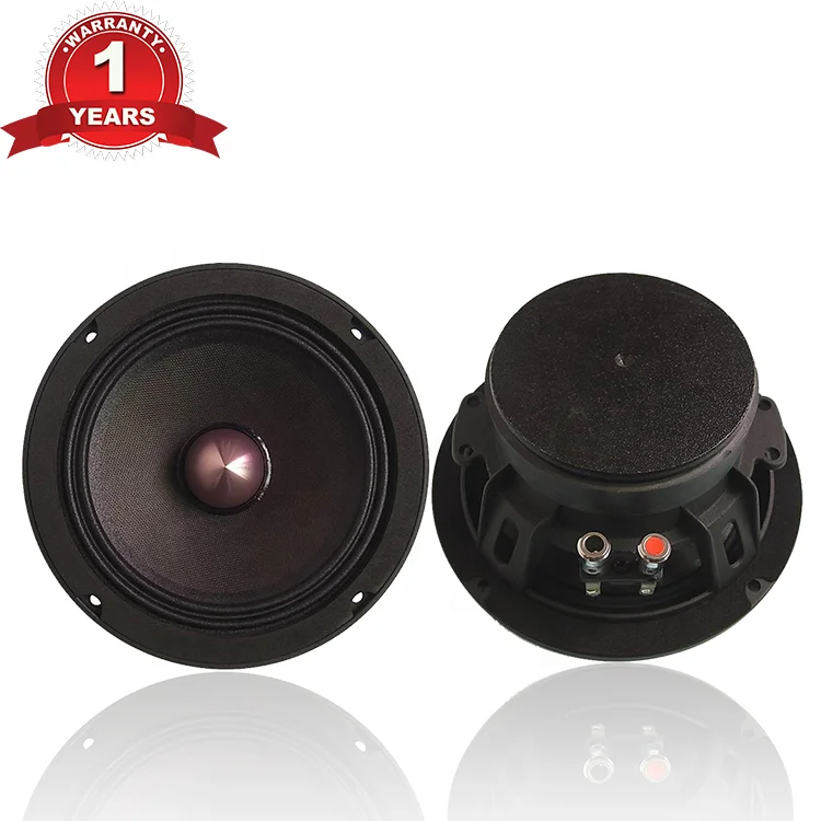 High Performance SPL 92dB 6.5" 50w Car Audio Mid Range Speakers For Car