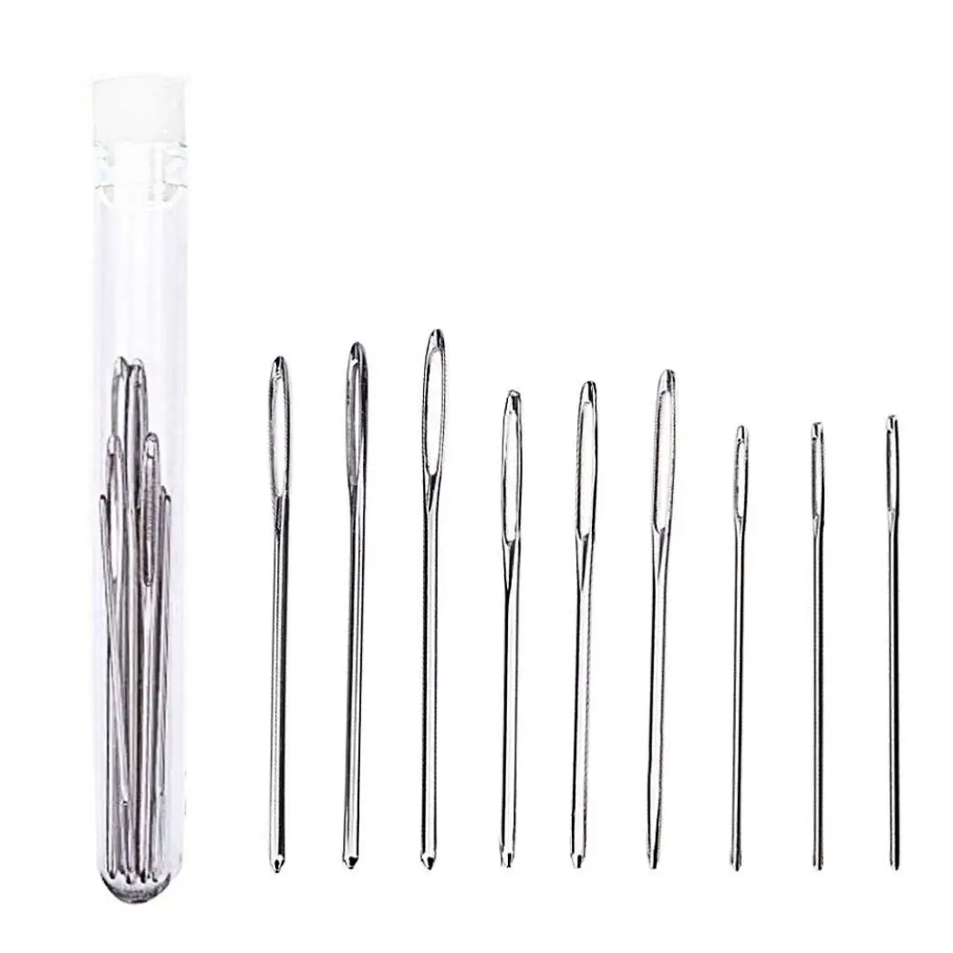 Homyl 60Pcs Large-Eye Blunt Needles wool Yarn Tapestry darning Embroidery Knitting Needles Sewing Needles Size 22 24 26