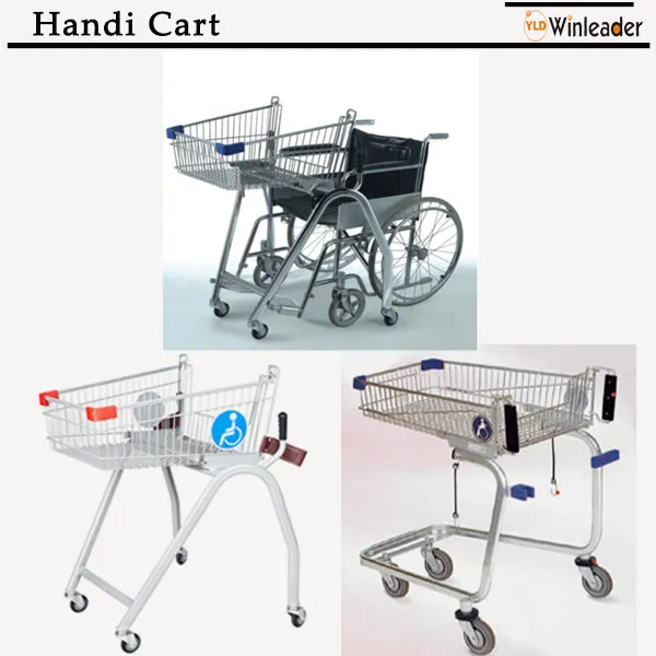 Supermarket Handicapped Cart,Disabled Shopping Trolleys