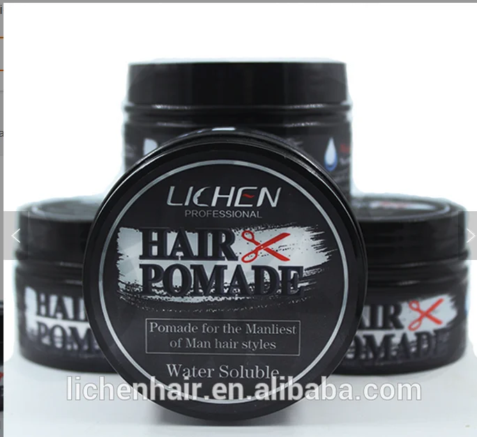 100ml Black Plastic Jar Clear Strong Hold Hair Water Based Pomade Buy Clear Pomadewater Based 0948