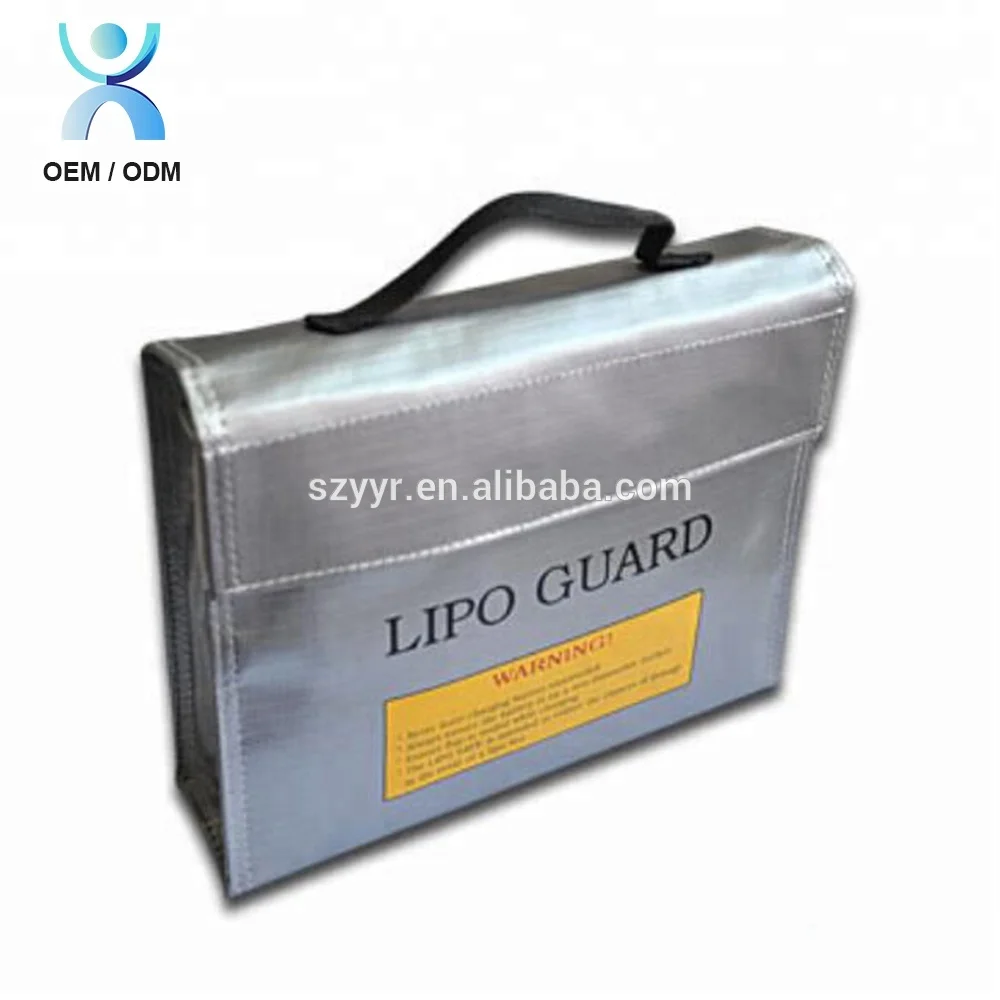 
New Silicon Coated Fire Resistant Envelope bag Fireproof Money Document Bag 