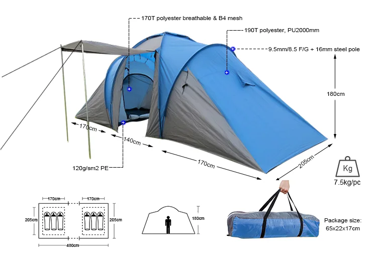 Family Outdoor Camping Tent Manufacturers With Two Room Buy Outdoor