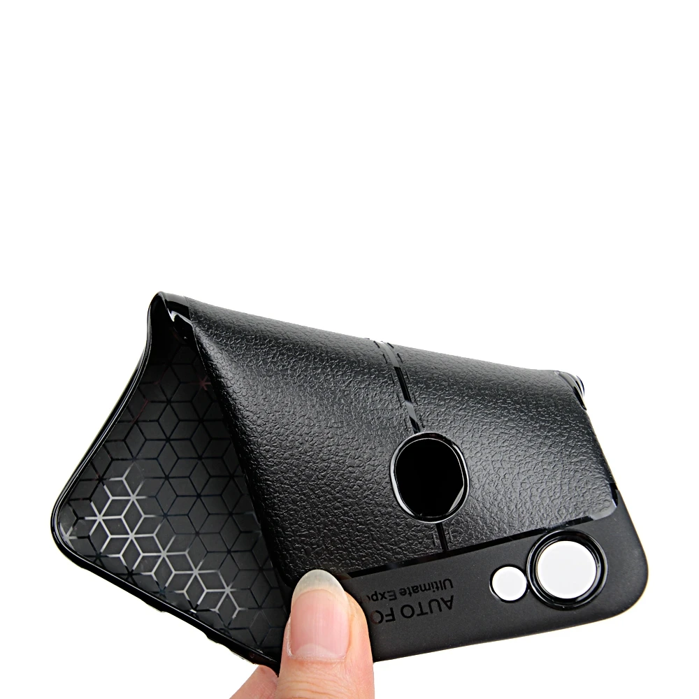 2017 New Design Carbon Fiber Lichee Pattern For OPPO F5 Soft TPU Case For OPPO F5