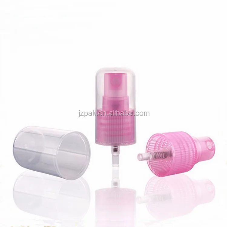 Purple transparent plastic perfume atomizer mist sprayer for bottle