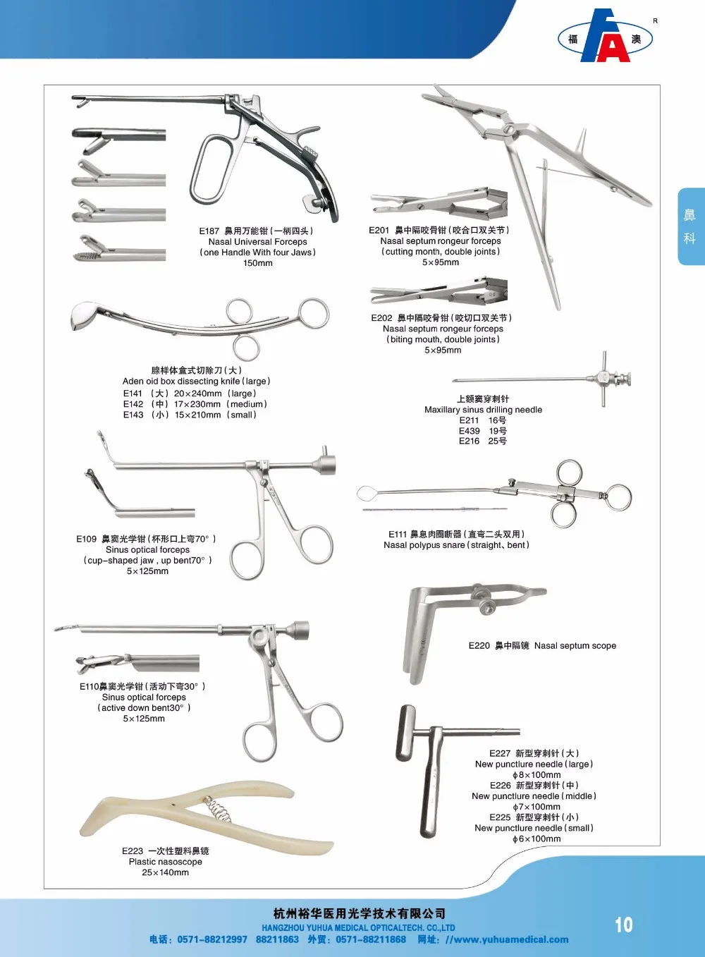 Ent Nose Instruments Surgical Nasal Cutting Forceps - Buy Surgical ...