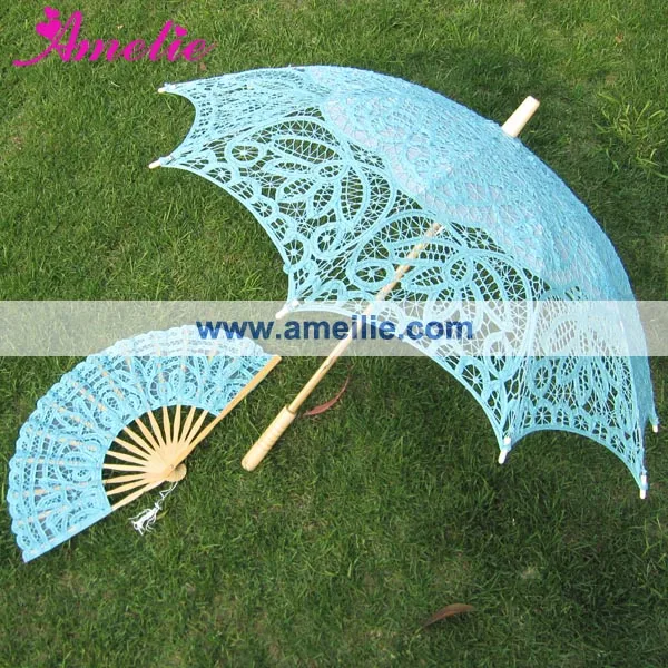 sombrilla de encaje y abanico-Paraguas-Identificación del producto