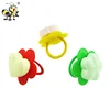 Colorful Fruit Flavored Compressed Flower Shaped Ring Candy