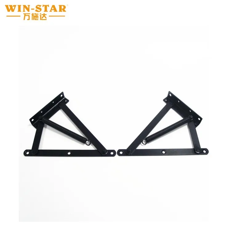 Zdi011 Iron Furniture Hinges Part Storage Sofa Bed Ottoman Box Hinge With Spring Buy Hinges