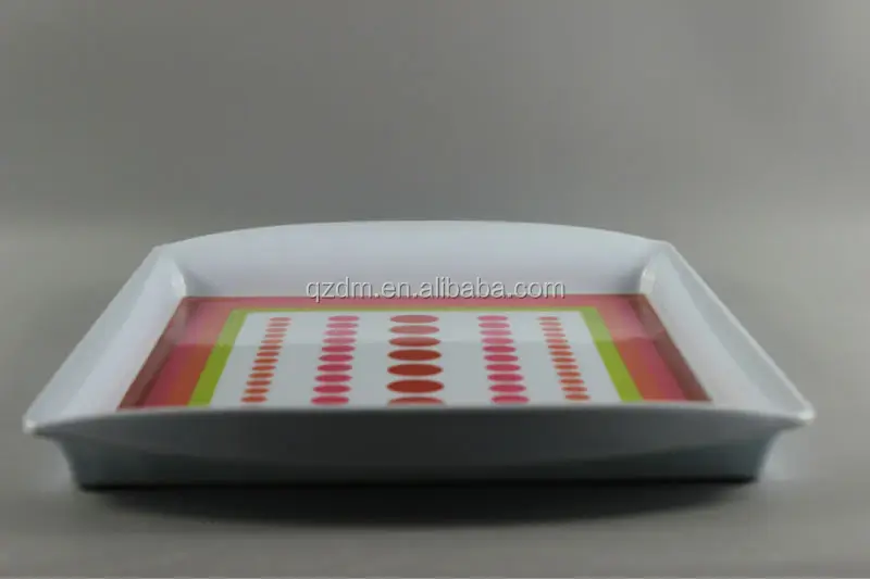 Creative Design Melamine Plastic Food Trays