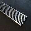 No. 4 finish stainless steel shower grate