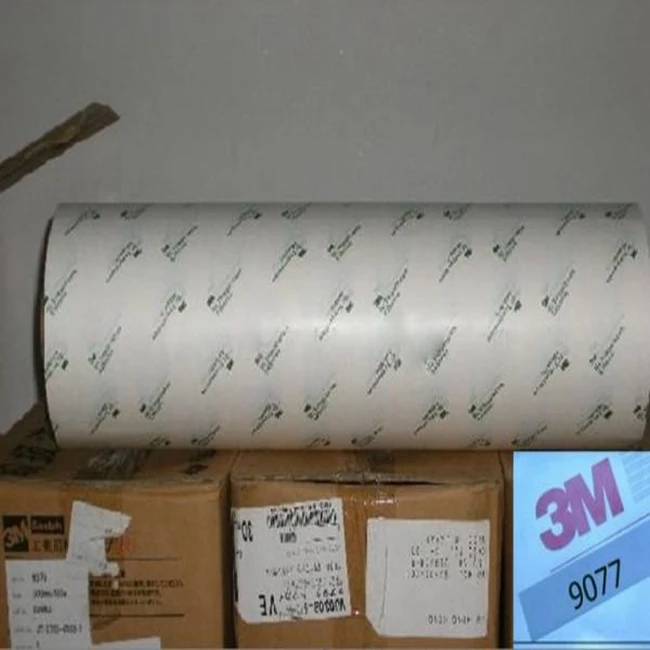 High Temperature 3m 9077 Ultra Double Coated Adhesive Transfer Tape For
