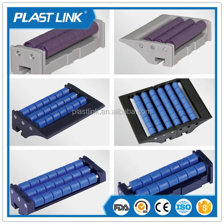 Plastlink Straight Conveyor Transmission Parts Roller Transfer Plate