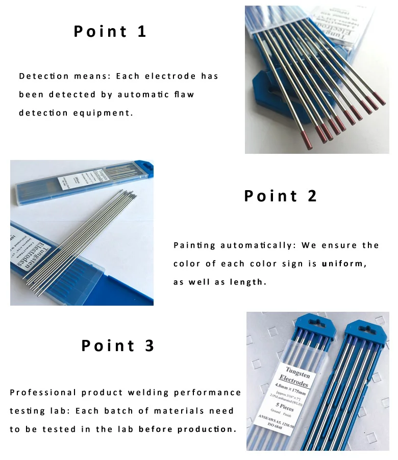 Tig welding 2% thoriated tungsten electrode WT20