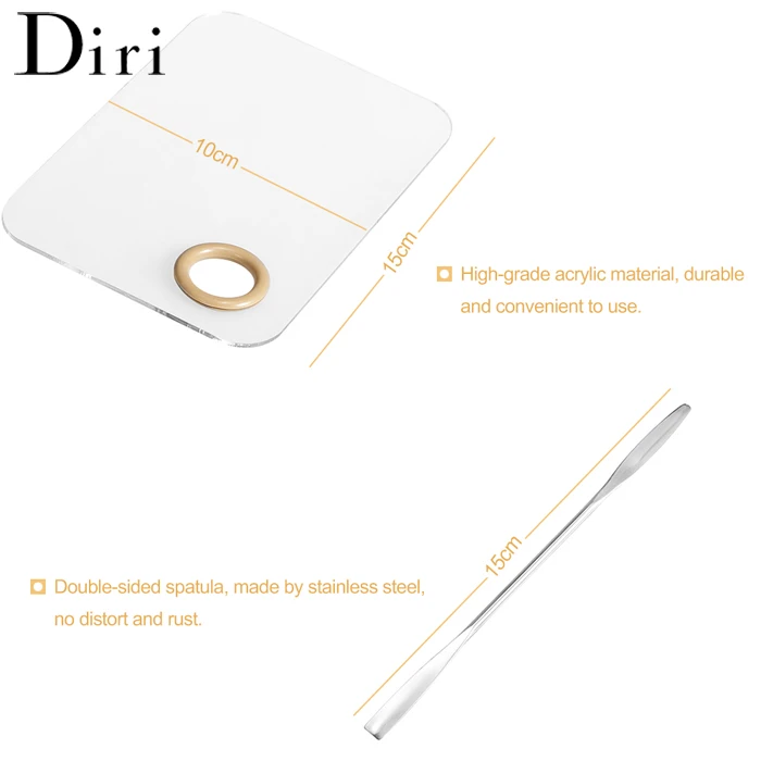  Stainless Steel Cosmetic Makeup Mixing Palette 