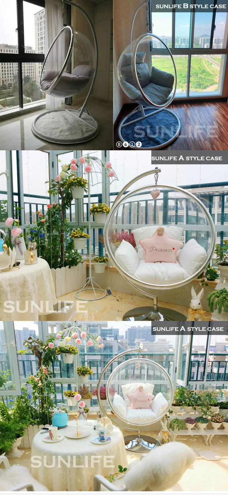 Best Selling Sun Life Indoor Pink Bubble Chair 2018 Buy Indoor Bubble