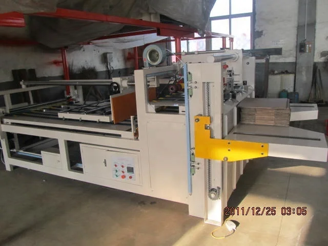 semi auto gluer machine