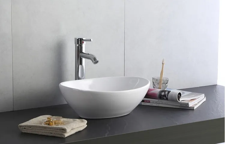 Bathroom ceramic countertop wash basins and toilet sink