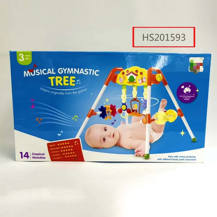 HS201593, Huwsin Toys, Musical gymnastic tree, Infant toy