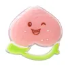 Smart Body Kit Peach Shape Soft Silicone Ice Teether Keys
