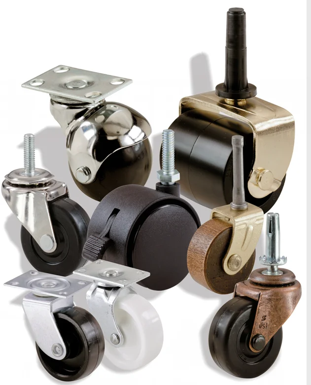 Furniture Casters Office Chair Caster Hooded Ball Casters Swivel Brass