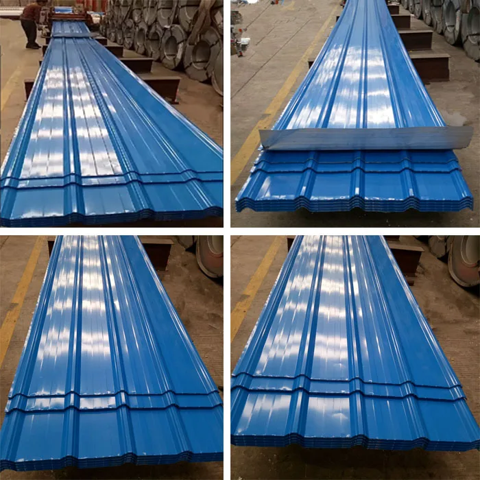 Low Cost Corrugated Fireproof Metal Roof Sheets Price Export To