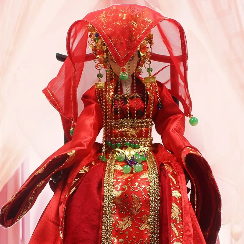 Koleksi Tradisional Cina Boneka Pengantin Dari Dinasti 