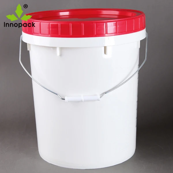 Screw Top Plastic Pail 20l White Plastic Bucket Buy Plastic Pail,Plastic Bucket,20l Pail
