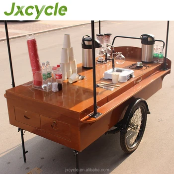 Street Coffee Serving Cart Fast Food Truck For Street Coffee Serving Cart