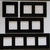5mmCrystalline glass modular switch panels,tempered glass Bevel face for touch switch panel/light switch glass frame