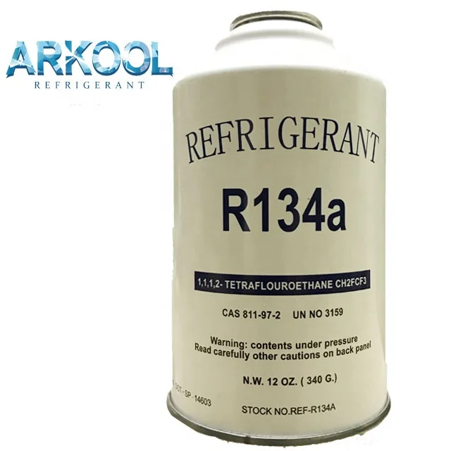 gas refrigerante r134a in can with small cans