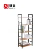 Shelf Unit Shelving Storage 5 Tiers Shelves Bookcase Garage Shed Storage Rack Wooden Black and Light Oak