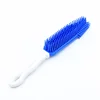 blue silicone clean brush PET grooming Pet Self Cleaning Slicker Brush plastic cat dog pet bath massage hair removal grooming