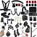 Head Strap Waterproof Gopro accessories Set go pro tripod bike mount helmet arm for Gopro hero