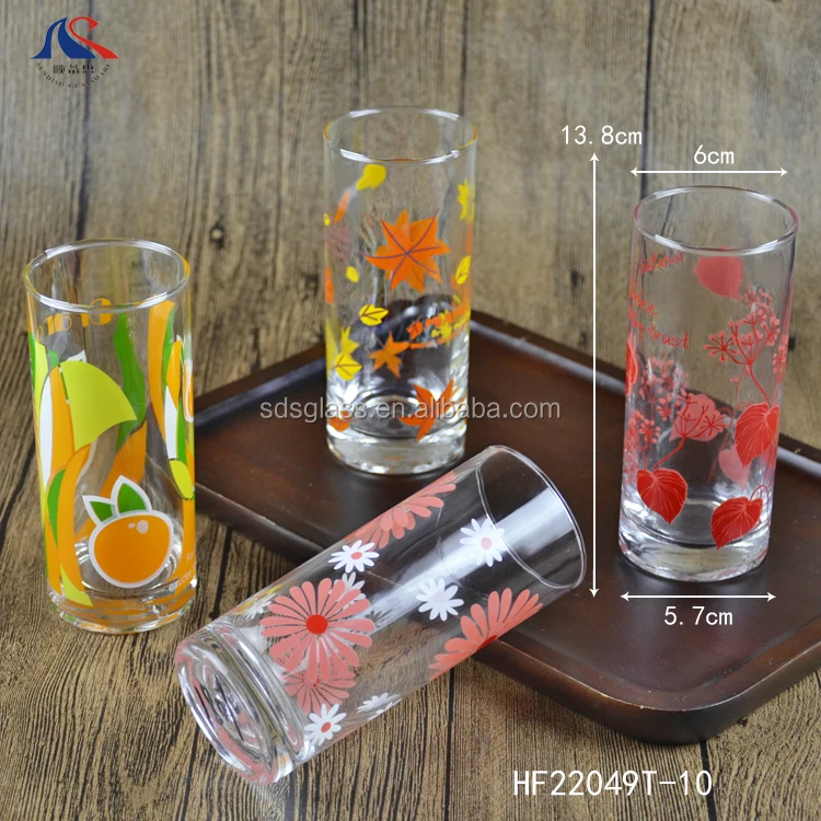 coloured drinking glasses glassware