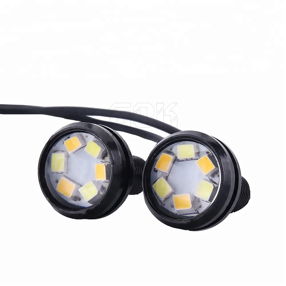 Car Styling Led Drl Eagle Eye Daytime Running Lights Warning Foglight ...