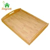 Non-slip Serving Natural Bamboo Wooden Bread Coffee Tray