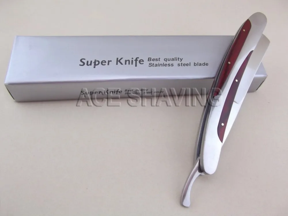 Wood&Metal Handle Stainless Steel Shaving Straight Razor