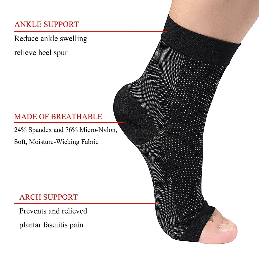 Custom Logo Plantar Fasciitis Men Compression Sleeves Medical