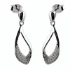Sterling Silver 925 Earrings Wholesale Lot Micron Pave Stone Setting Daily Wear Jewellery