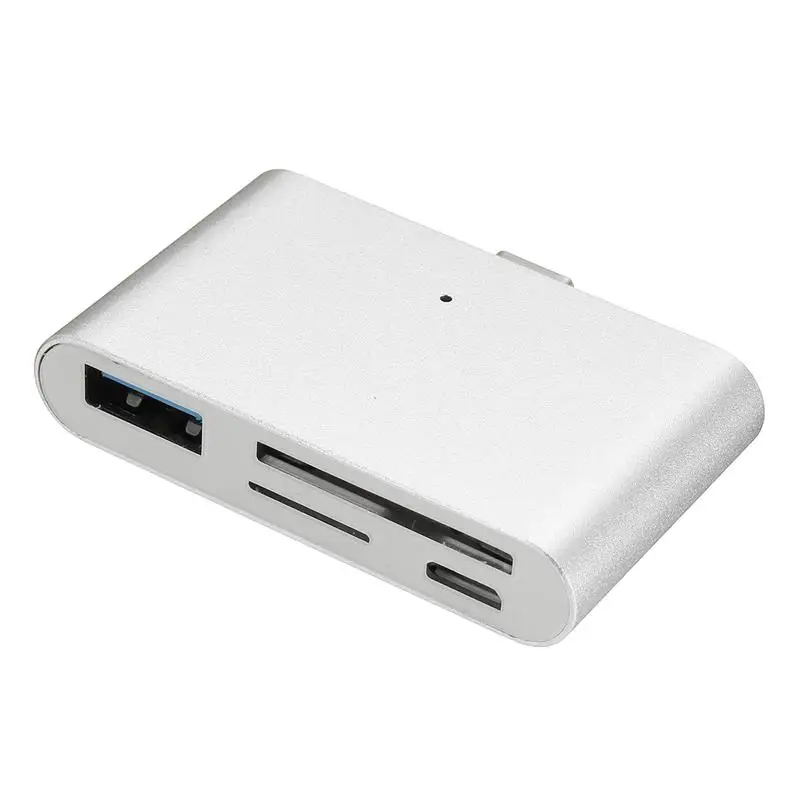 4 in 1 Type-C HUB 3.0 USB OTG Card Reader Multi Function High-Speed CF SD /TF Card Reader Adapter for Mac for Android - ANKUX.COM