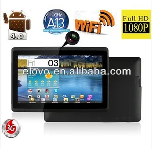 7inch ultra thin android tablet pc Li-Polymer battery mini tablet pc