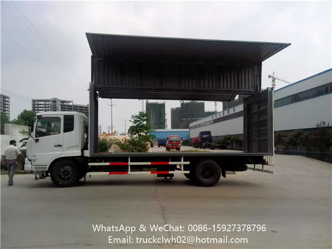 Hydraulic Side Open Body 12 Tons 15 Ton Wing Box Truck Buy Wing Box