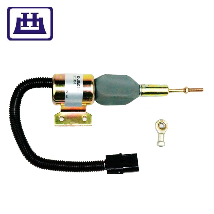 Diesel Engine Shutoff Solenoid 3932530 SA-4756-24 for Cummins 5.9L 6BT Excavator